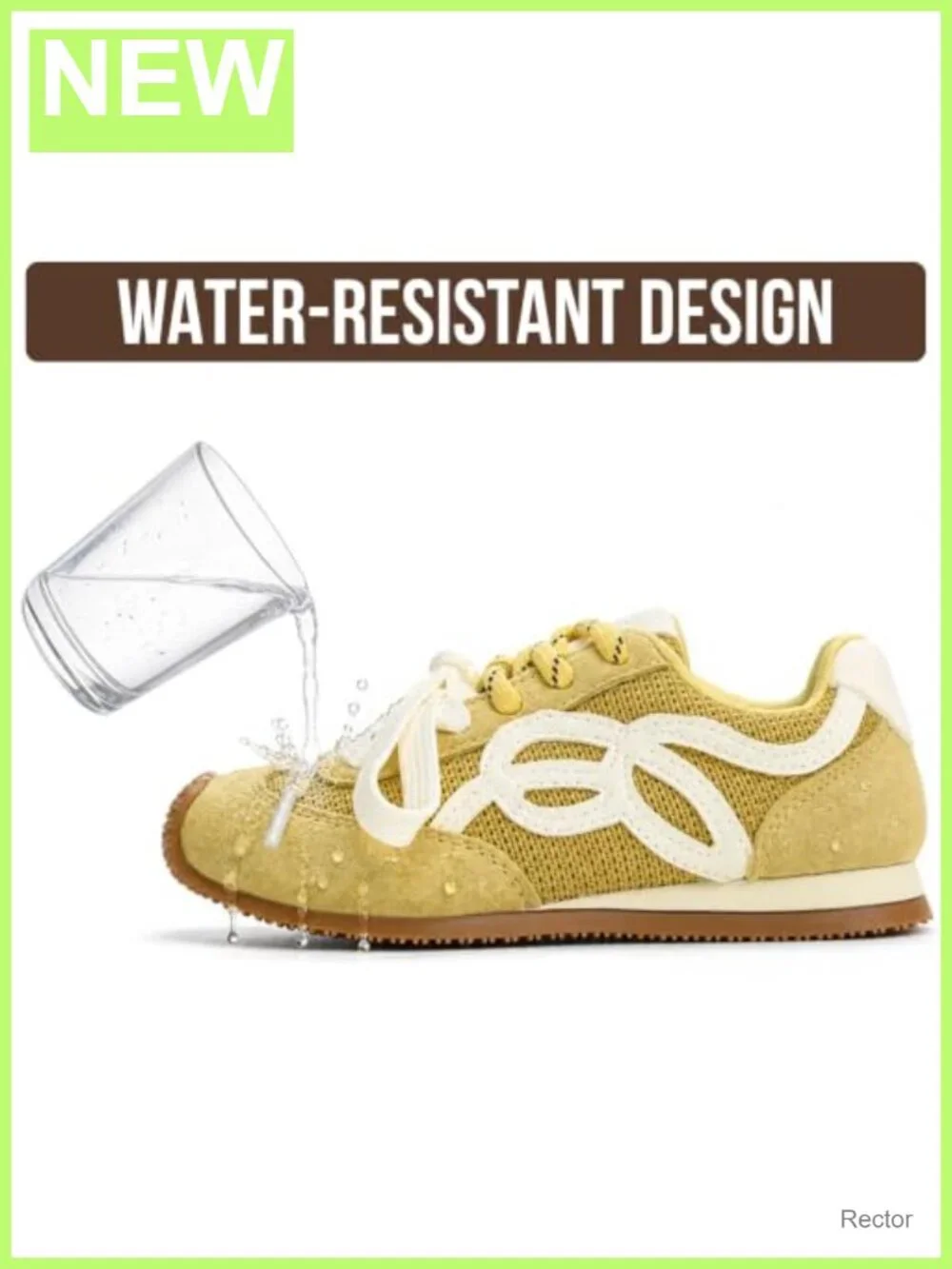 Girls Fashion Sneakers with Stretch Laces Easy Slip On Tennis Shoes